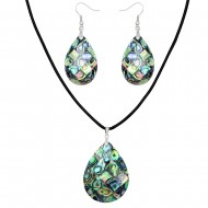 Abalone Necklace Set