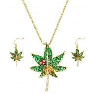 Leaf Necklace Set