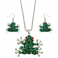 Frog Necklace Set