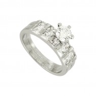 Engagement CZ Ring / 2 in 1