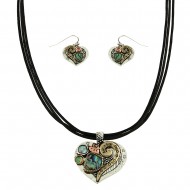 Abalone Necklace Set