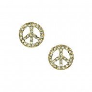 Peace Sign Earring