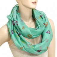 Anchor Infinity Scarf