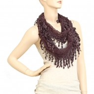 Lace Scarf 64" x 10"