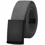 Canvas Belt - Black Buckle