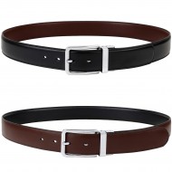 Men Reversible Leather Belt